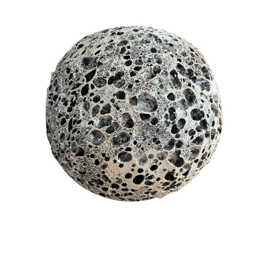 Lava Rock Pumice Stone Round Orb 6" Diameter